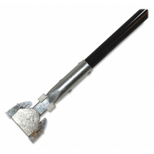 60 in L Dust Mop, Clip-On Connection, Black, Genuine Joe, Mfr#: GJO02332