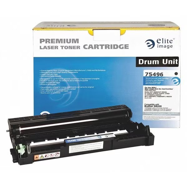 Elite Image Laser Printer Drum, Elite Image, Mfr#: ELI75496