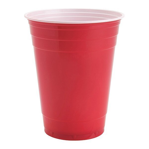 Plastic Party Cups16OzRed, PK50, Genuine Joe, Mfr#: GJO11251