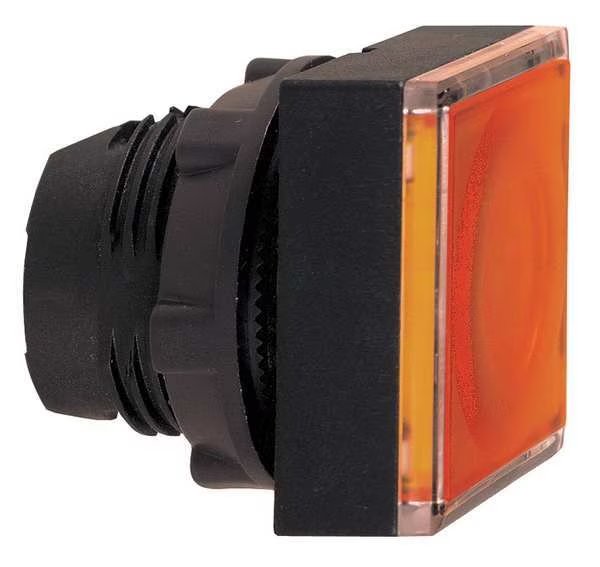 Illuminated Push Button Operator, 22 mm, Yellow, Schneider Electric, Mfr#: ZB5CW353