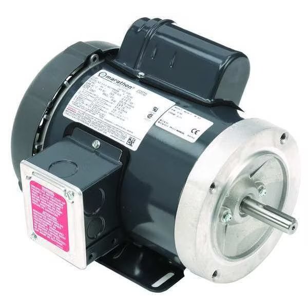 Motor, 3/4 HP, 1725 RPM, 115/208-230V, 56C, Marathon Motors, Mfr#: 056C17F5955