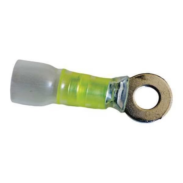 12-10 AWG Heat-Shrink Ring Terminal 1/2" Stud PK10, Velvac, Mfr#: 30419
