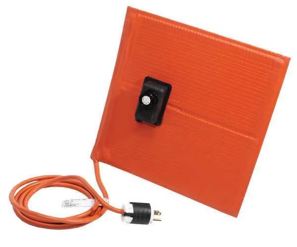 Heating Blanket, Silicone Rubber, 120V, 360W, 6