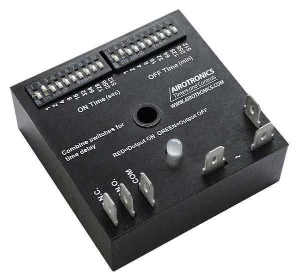 Encapsulated Timer Relay, 10A, Relay, LED, Airotronics, Mfr#: TGKAD3102S3/102S3EE1HS