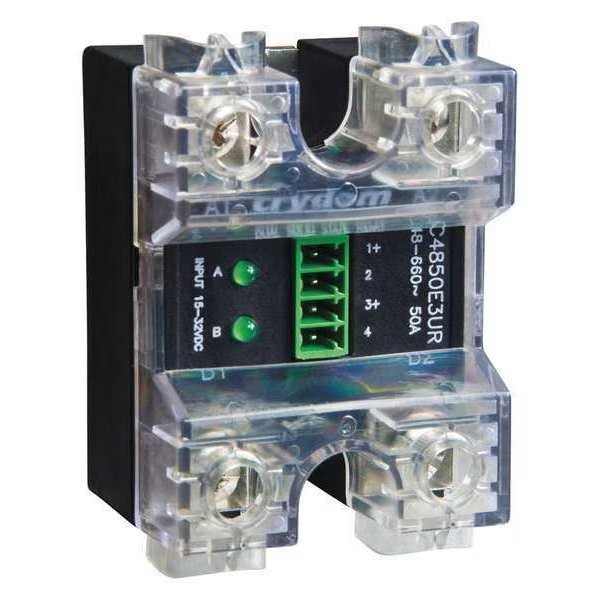 Dual Solid State Relay, 4 to 32VDC, 50A, Crydom, Mfr#: CC2450W3V