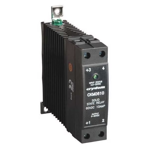 Solid State Relay, 4 to 32VDC, 10A, Crydom, Mfr#: CKM0610