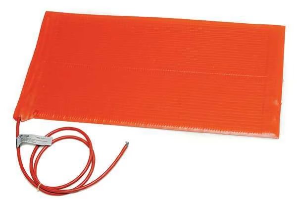 Heating Blanket, Silicone Rubber, 240V, 180W, 6