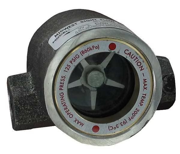 Double Sight Flow Indicator, 316 SS, 3/4In, Dwyer Instruments, Mfr#: SFI-300SS-3/4