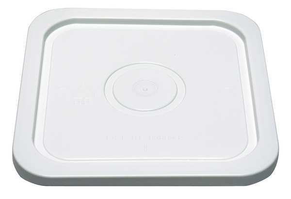 Plastic Pail Lid, 4 gal., Poly, White, Sq, EnjoyTool Select, Mfr#: SQ2140WL