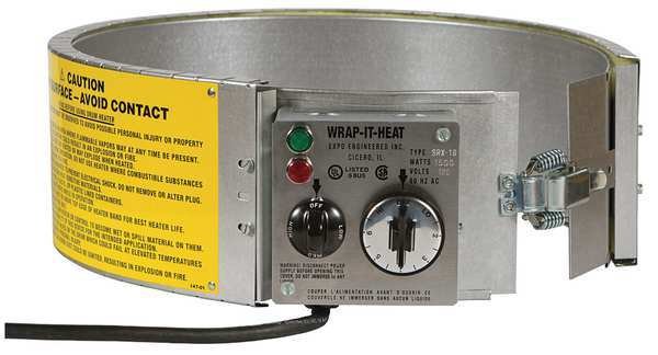 Drum Heater, Electric, 16 gal., 120V, EnjoyTool Select, Mfr#: SRX16-115
