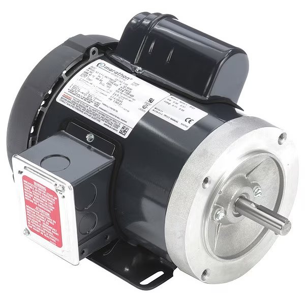 GP Mtr, 3/4 HP, 1725 RPM, 115/208-230V, 56C, Marathon Motors, Mfr#: 056C17F5913