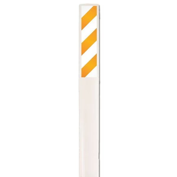 Flexible Marker Stake, Fbrgls, Org/Wht/Wht, EnjoyTool Select, Mfr#: FMK611WTORWT