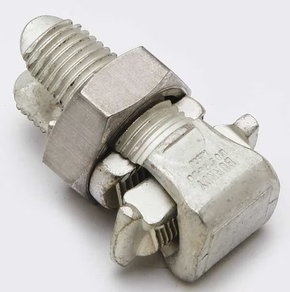 Split-Bolt Connector, 1/0 str to 350kcmil, Burndy, Mfr#: KSA350