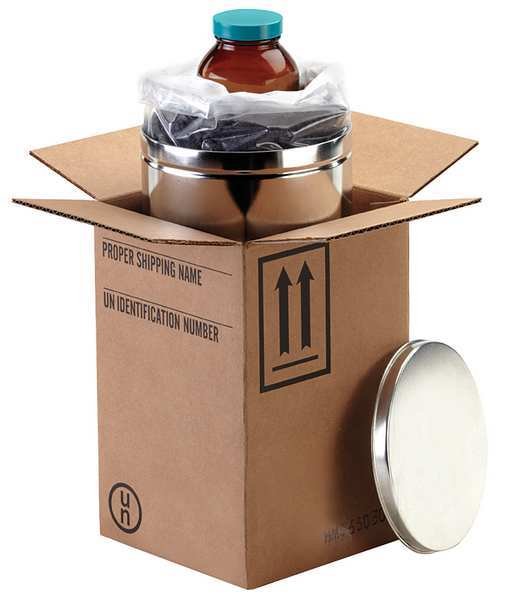 HAZMAT Shipping Kit, 8 oz. Bottle, PK4, Berlin, Mfr#: HMS-6657M