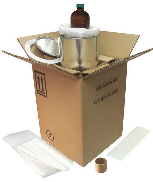 HAZMAT Shipping Kit, 32 oz. Bottle, PK4, Berlin, Mfr#: HMS-66421M