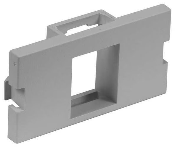 IStation Module, 1 Port, Gray, UNLD, Hubbell Premise Wiring, Mfr#: IM1K1GY