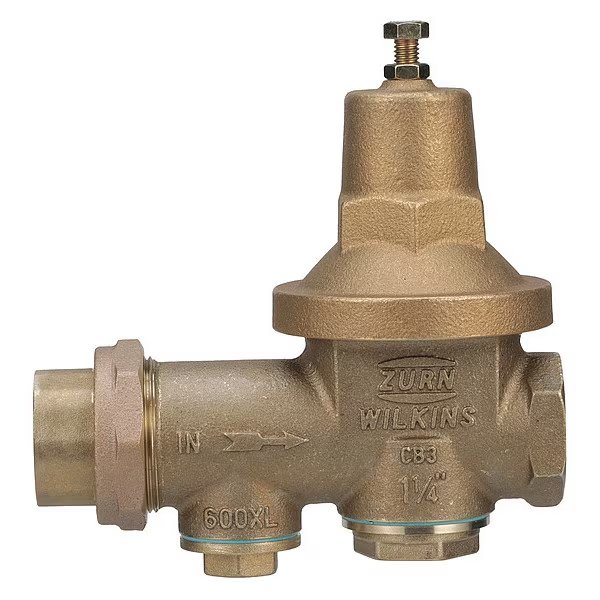 Water Pressure Reducing Valve, 1-1/4 In., Zurn, Mfr#: 114-600XL