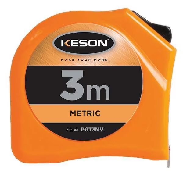 3 m Tape Measures, 16 mm Blade, Keson, Mfr#: PGT3MV
