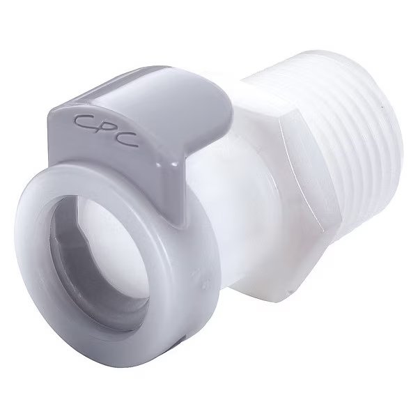 Coupler, Push In, Acetal, White, Colder, Mfr#: APCD10004