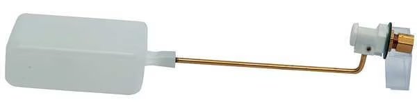 Mini Float Valve, 1/4 In, Brass/Plastic, Bobby, Mfr#: RM64