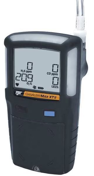 Multi-Gas Detector, 3 Gas, China/New Zealand, 8 to 13 hr Battery Life, Black, Bw Technologies, Mfr#: XT-X0HM-B-CN