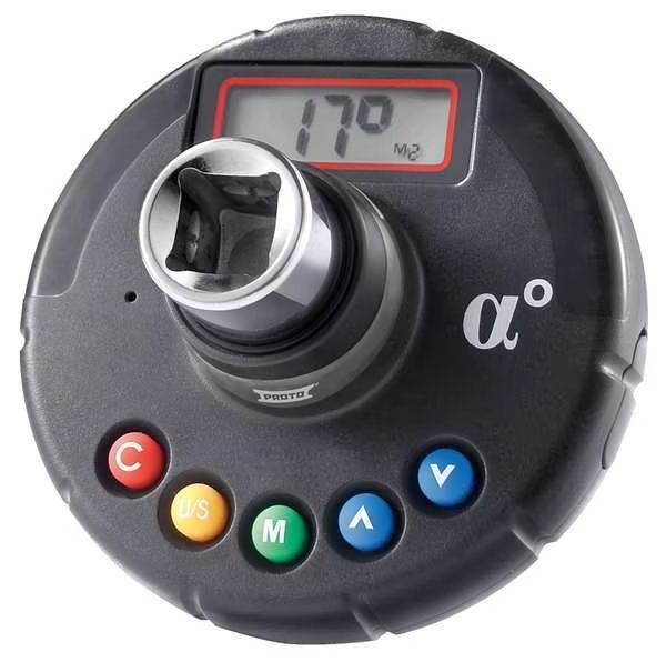 Torque Angle Meter, 1/2 in Dr, 250 ft.-lb., Proto, Mfr#: J6280TA250