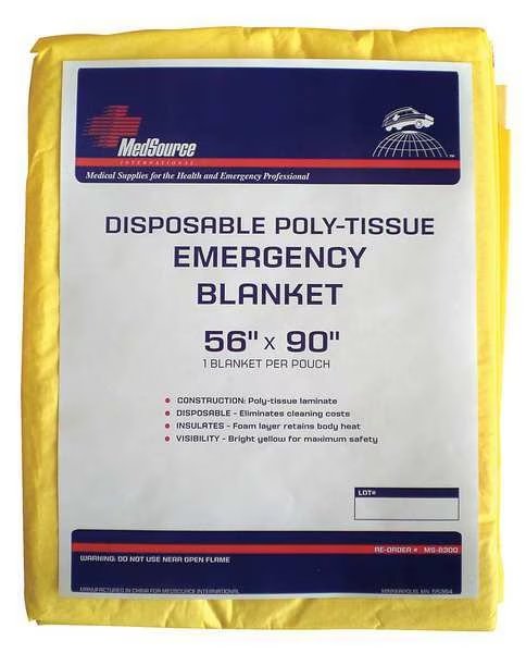 Poly Tissue Blanket, 56x90, PK24, Medsource, Mfr#: MS-B300