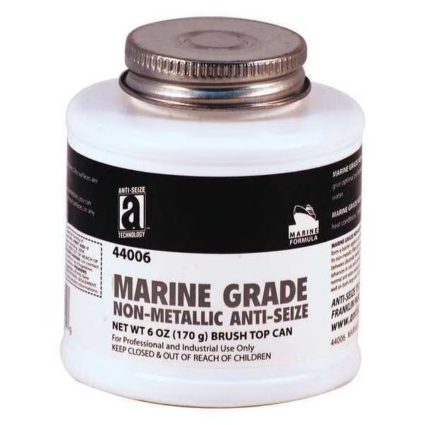 Anti Seize, Non-Metallic, 6oz, Brush Top, Anti-Seize Technology, Mfr#: 44006