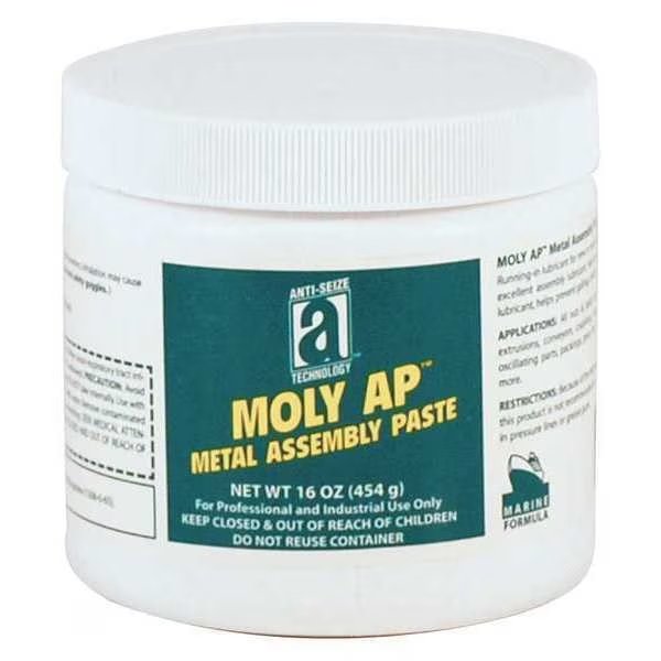 Anti Seize, Moly, Paste, 16 oz, Can, Black, Anti-Seize Technology, Mfr#: 43016