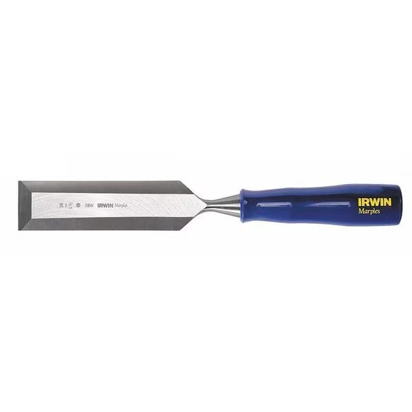 Wood Chisel, 1-1/2 x 5-1/2 In, Blue, Irwin, Mfr#: M444112N