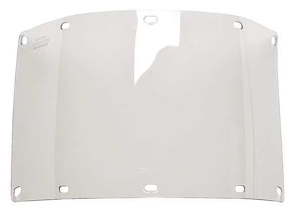 Visor, Clear, 7InH x 15InW x 0.04In Thick, Bullard, Mfr#: 840TX2