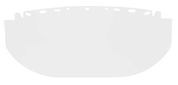 Visor, Clear, 9InHx19-3/4InWx0.06In Thick, Bullard, Mfr#: WS60TM