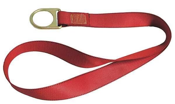 Residential Anchorage Connector Strap w/D-ring, 3 ft, Msa Safety, Mfr#: 10042792