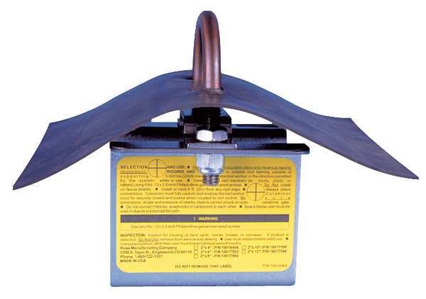 Permanent roof anchor, 2" x 4", Msa Safety, Mfr#: 10016468