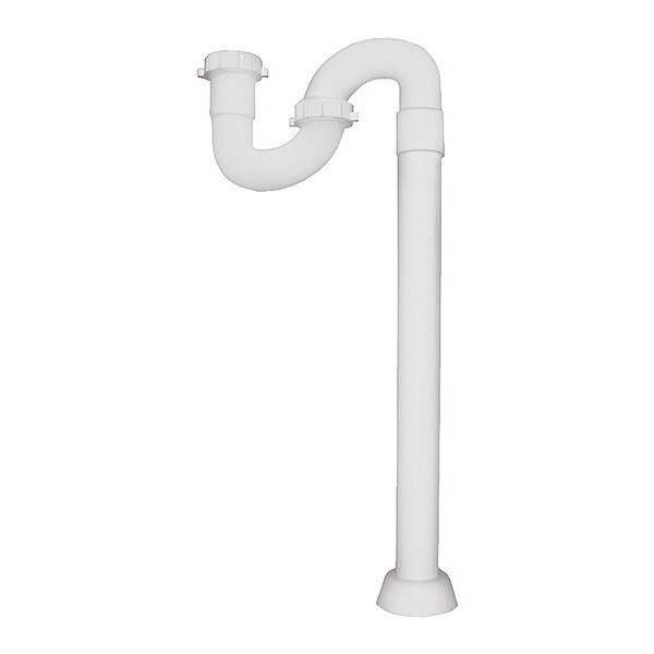 S-Trap, PVC, Slip Joint, 1-1/2