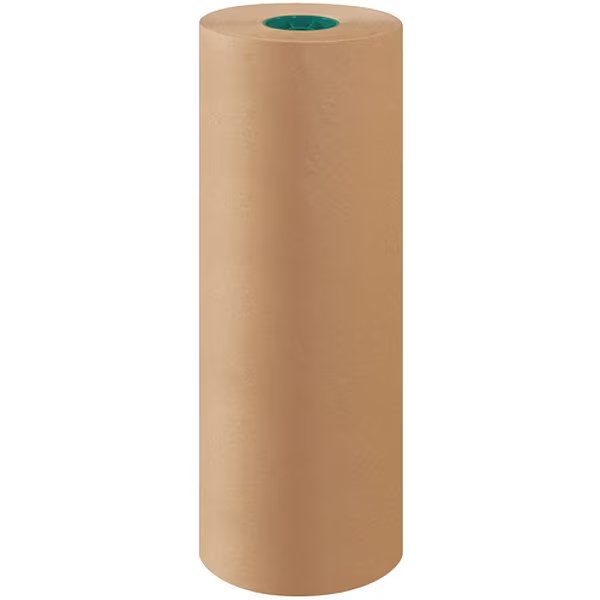 Virgin Kraft Paper Rolls, 30#, 24