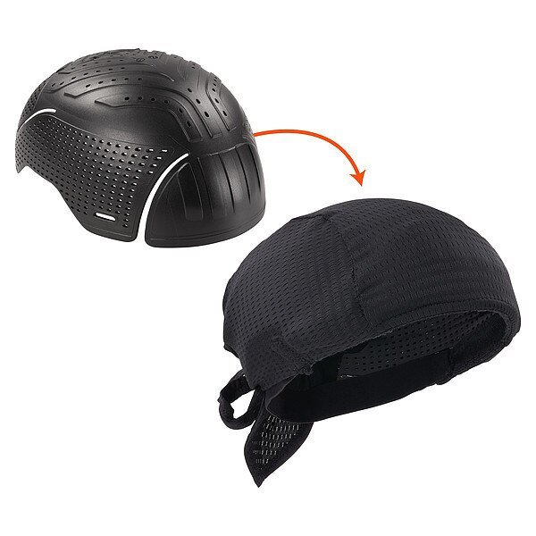 Bump Cap, Do-Rag, Polyethylene, None Suspension, Fits Hat Size One Size Fits Most, Ergodyne, Mfr#: 8948
