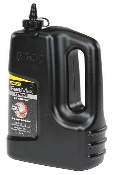 Marking Chalk Refill, Waterproof, Blk, 5 lb, Stanley, Mfr#: 47-828