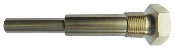 Industrial Thermowell, Brass, 1-1/4-18, EnjoyTool Select, Mfr#: 24C456