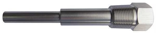Bimetal Thermowell, 316SS, 1/2 NPSM, Stem Length: 4 in, EnjoyTool Select, Mfr#: 24C462
