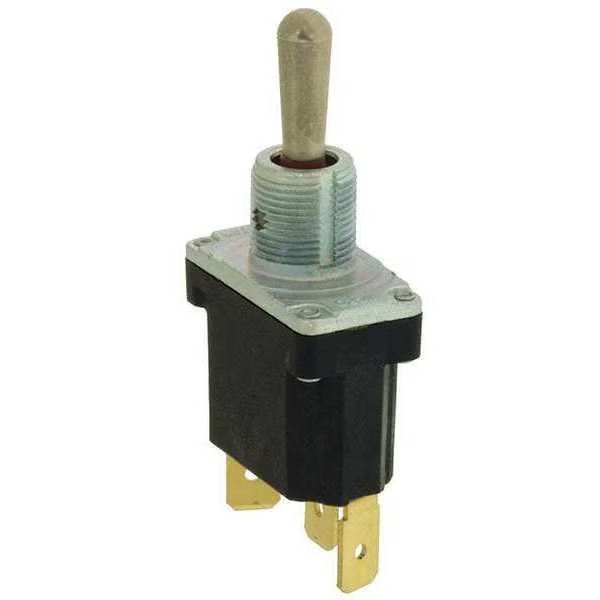 Toggle Switch, SPDT, 3 Connections, Maintained On/Maintained Off/Maintained On, 1 hp, 15A @ 277V AC, Honeywell, Mfr#: 31NT91-1