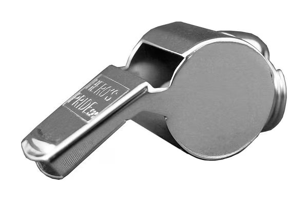 Whistle, Metal, Nickel, Heros Pride, Mfr#: 4010N