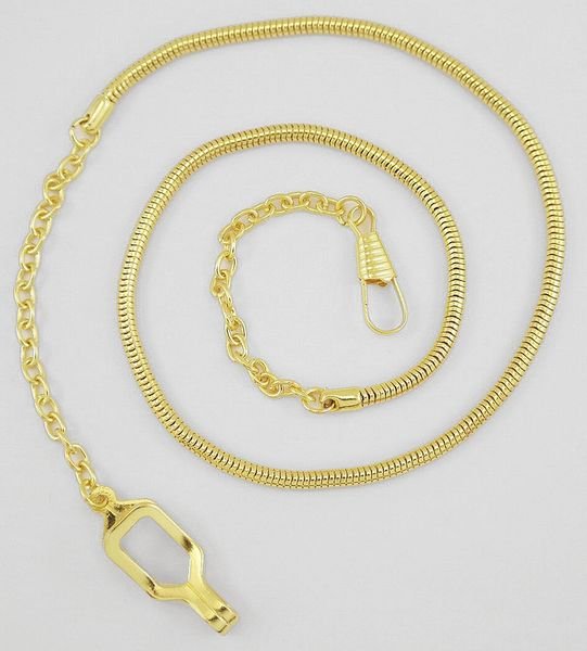 Whistle Chain, Metal, Gold, Heros Pride, Mfr#: 4014G