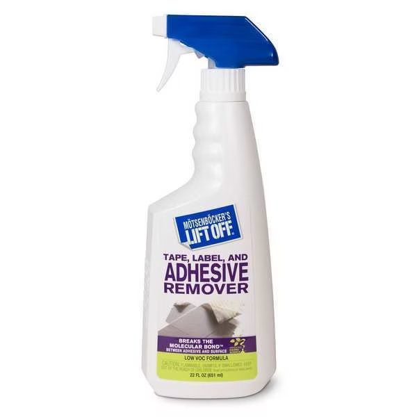 Tape and Adhesive Remover, 22 oz, Trigger Spray Bottle, 6 PK, Motsenbockers Lift Off, Mfr#: MTS 40701