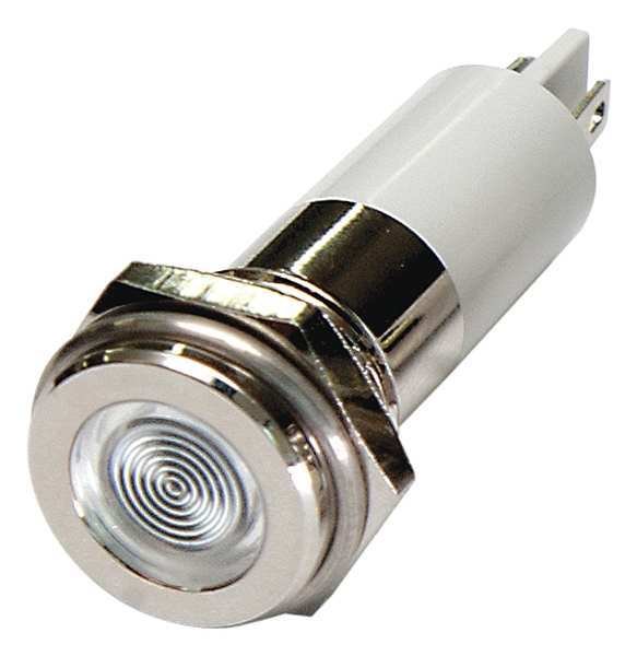 Flat Indicator Light, White, 12VDC, EnjoyTool Select, Mfr#: 24M131
