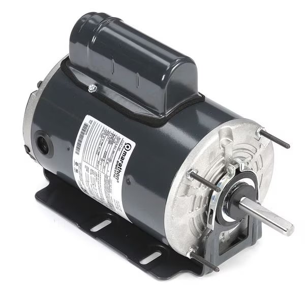 Permanent Split Capacitor General Purpose Farm Duty Motor, 1/2 HP, 48Y Frame, 115/230V AC Voltage, Marathon Motors, Mfr#: 048A17T119