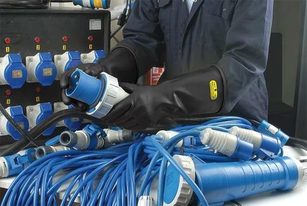 Hyflex Electrical Gloves, Class 0, Black, Sz 9, PR, Ansell, Mfr#: CLASS 0 B 11