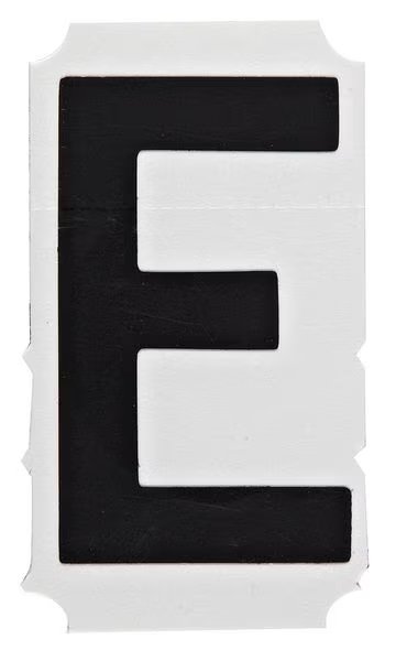 Letter Label, E, PK10, Brady, Mfr#: 5010-E