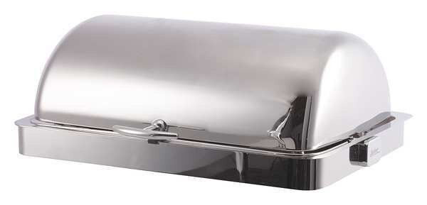 Drop-In Roll-Top Chafer, Chrome Accents, Spring Usa, Mfr#: 2546-6A
