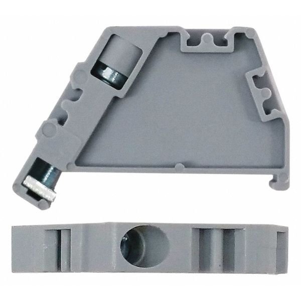 End Stops for 35mm DIN Rail, Functional Devices-Rib, Mfr#: ADIN35ES